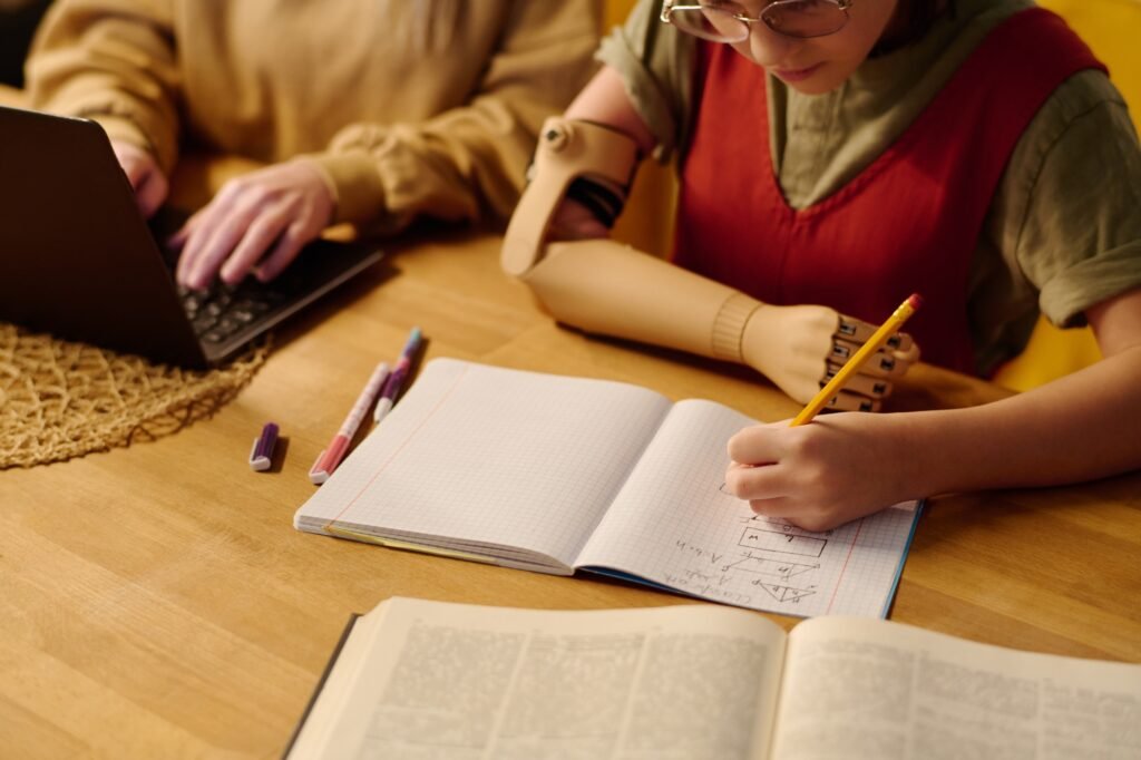 Carrying out written assignment